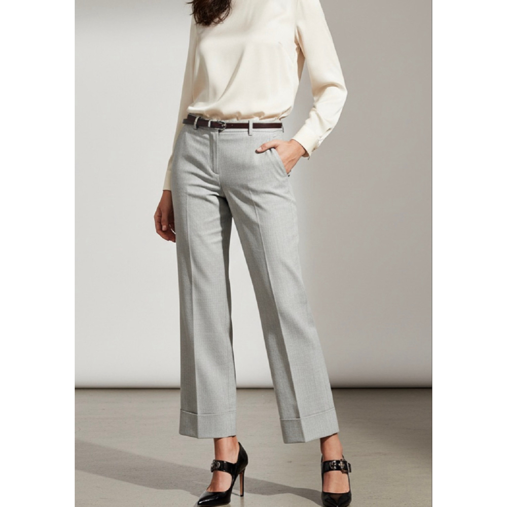 Worthington Light Gray Modern Fit Trousers Size 14